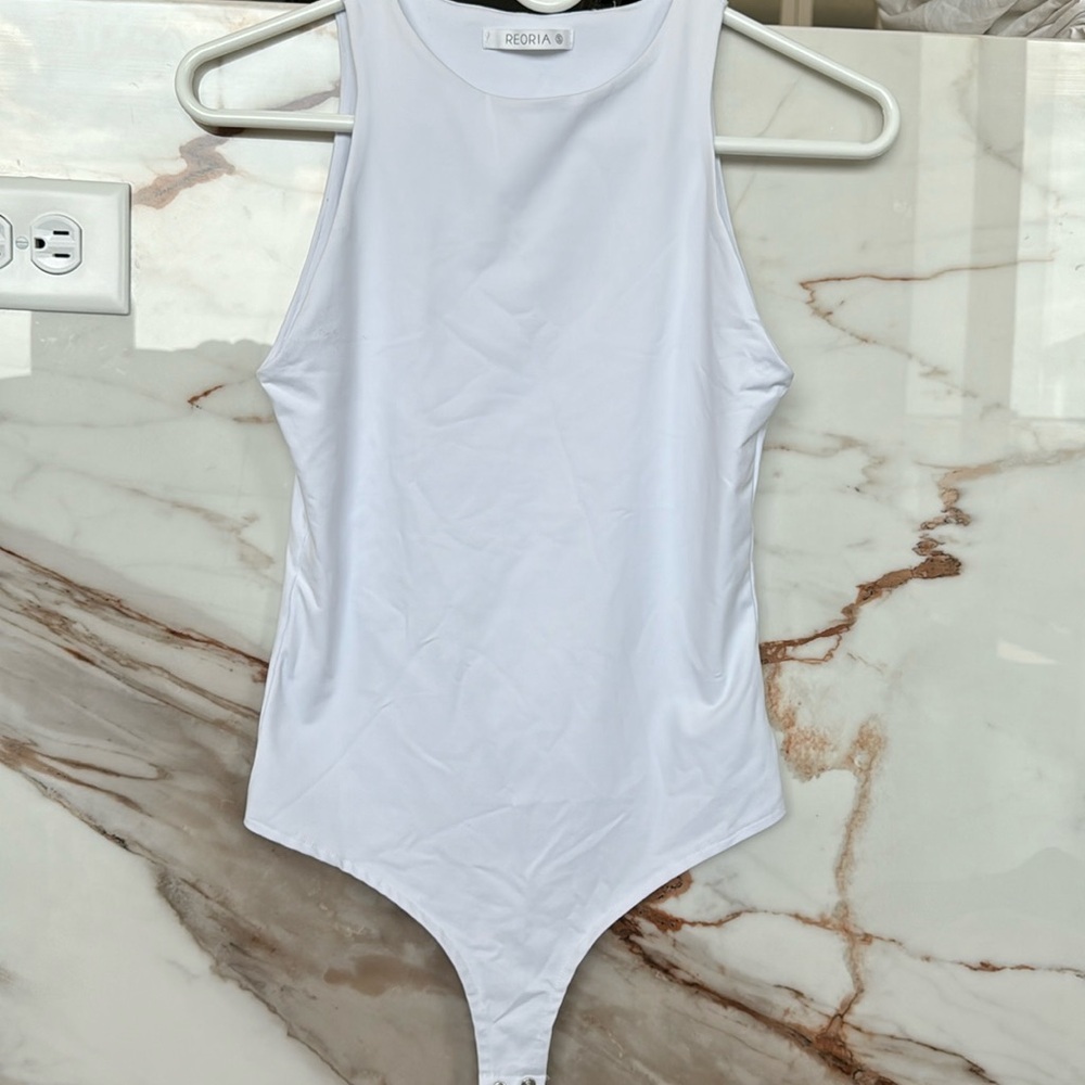White Reoria Bodysuit